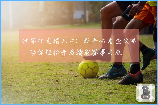 世界杯竞猜入口：新手必看全攻略，助你轻松开启精彩赛事之旅